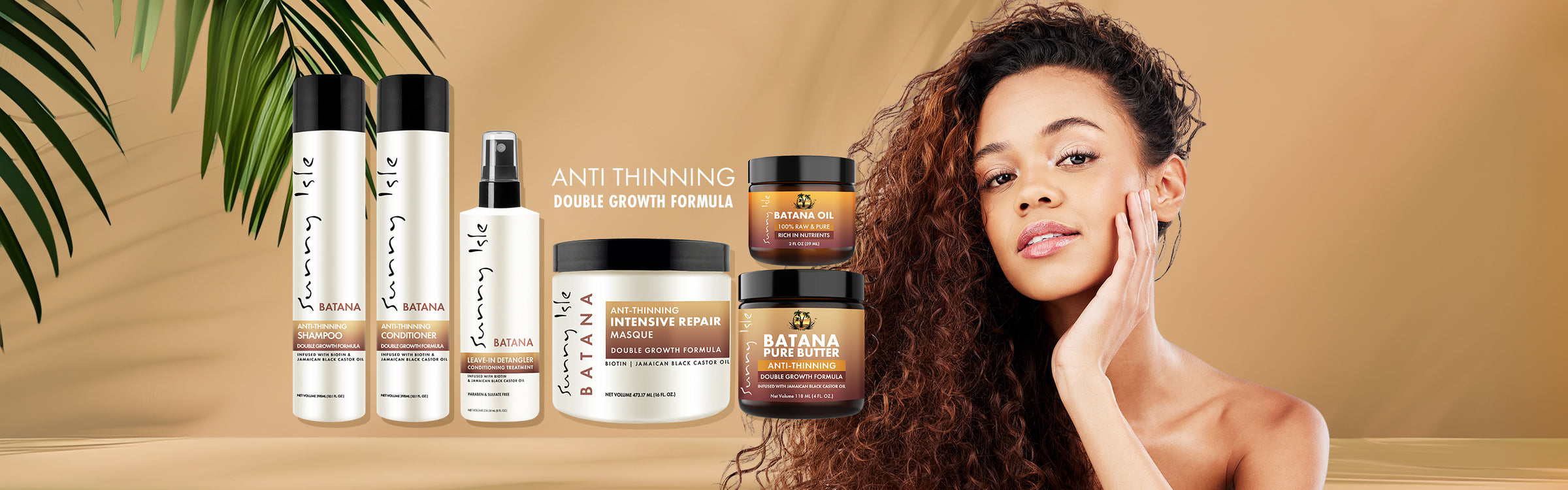 Sunny Isle Batana Anti-Thinning Collection Banner