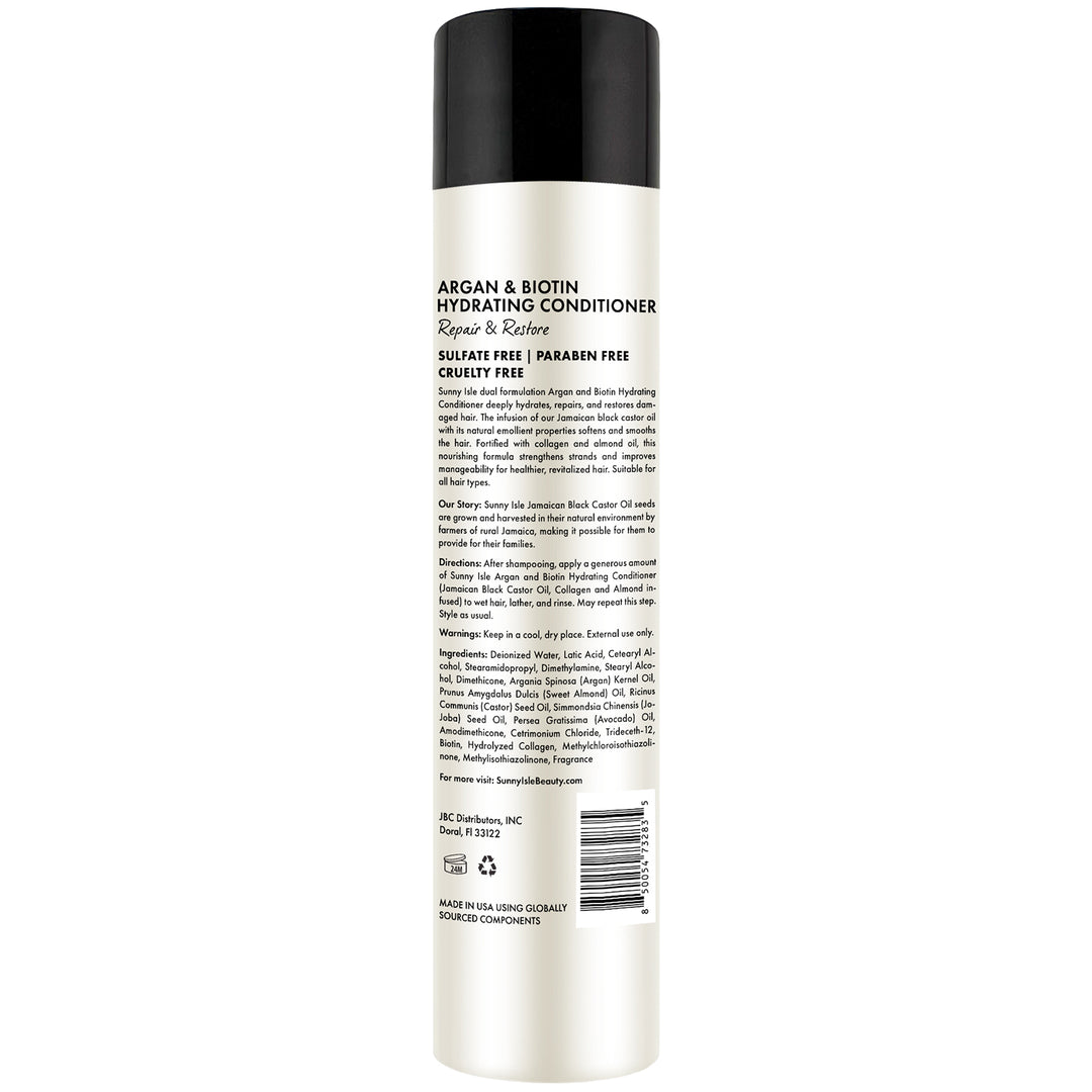 Sunny Isle Argan & Biotin Hydrating Conditioner 10.1oz