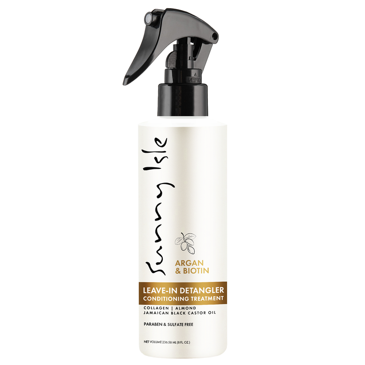 Sunny Isle Argan & Biotin Leave-In Detangler Conditioning Treatment 8oz