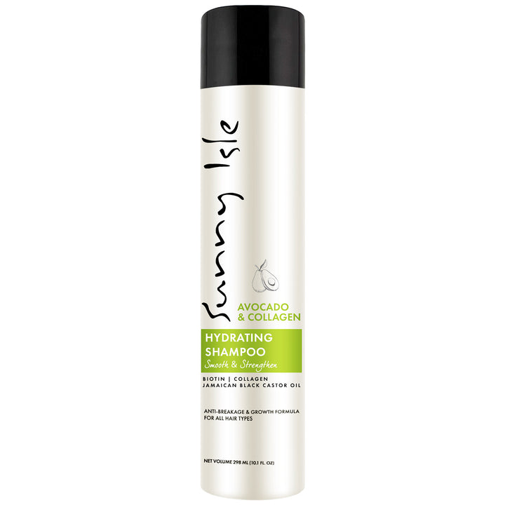 Sunny Isle Avocado & Collagen Hydrating Shampoo 10.1oz with Biotin and Collagen