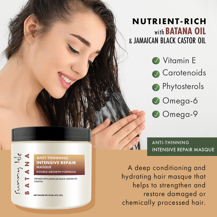 Sunny Isle Batana Anti-Thinning 6-Piece Full Hair Growth & Styling Regimen