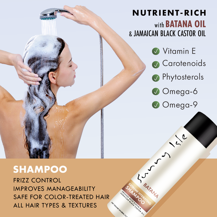 Sunny Isle Batana Anti-Thinning 6-Piece Full Hair Growth & Styling Regimen