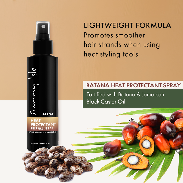 Sunny Isle Batana Anti-Thinning Shampoo, Conditioner & Heat Protectant Bundle