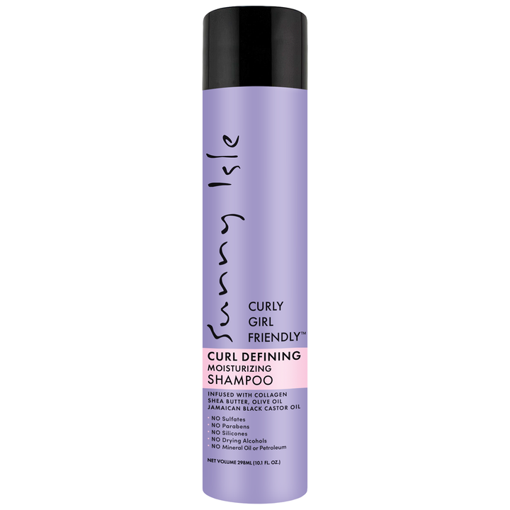 Sunny Isle Curly Girl Friendly Moisturizing Shampoo 10.1 oz front
