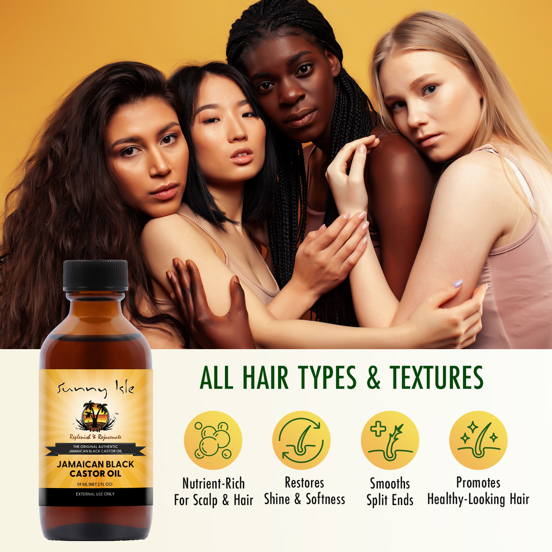 Sunny Isle Jamaican Black Castor Oil 2oz Original for all hair types