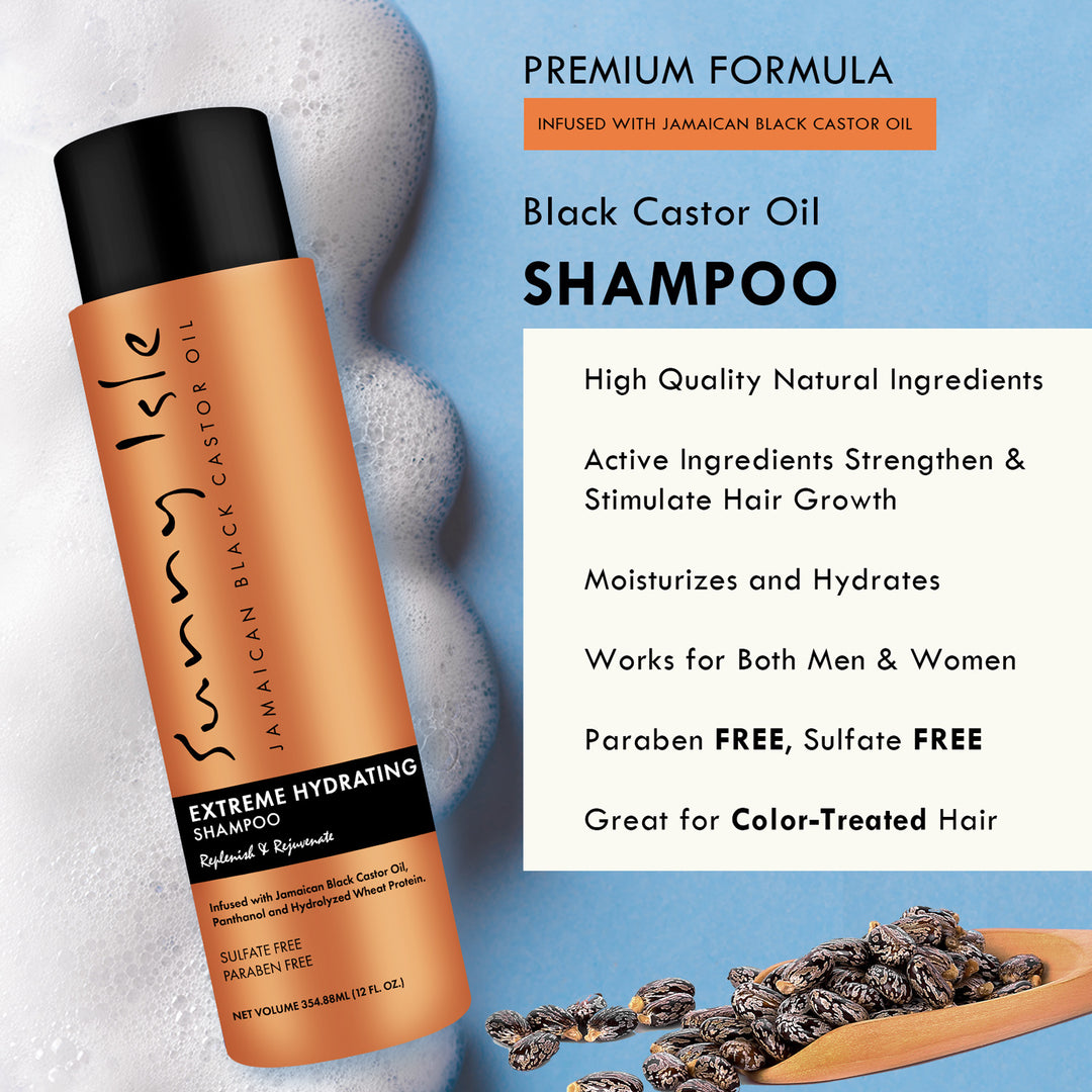 Sunny Isle Extreme Hydrating Shampoo & Conditioner 12oz Bundle