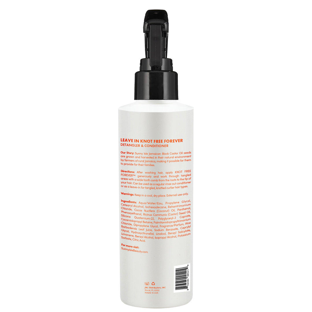 Sunny Isle Knot Free Forever Leave In Detangler Conditioner 8oz
