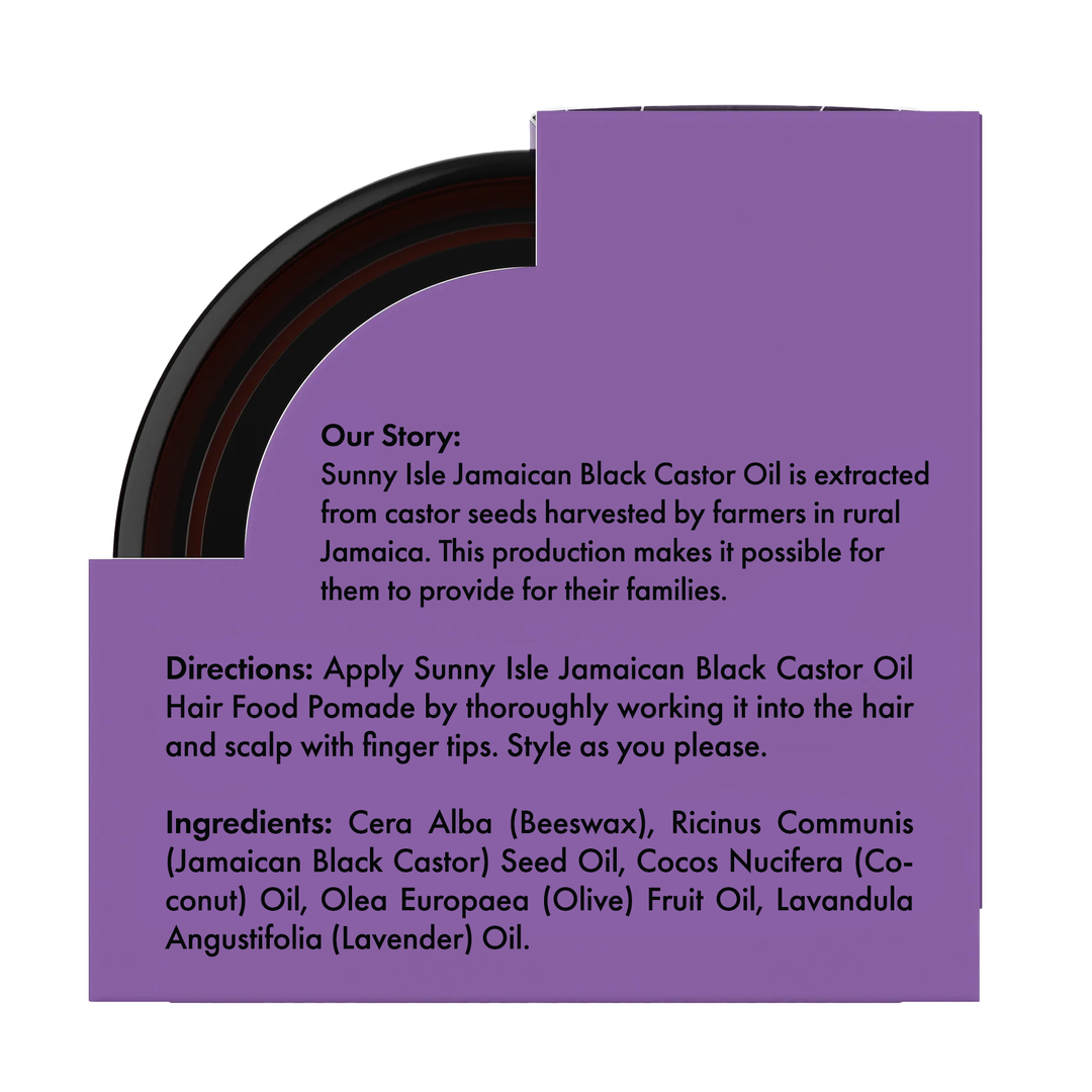 Sunny Isle Lavender Jamaican Black Castor Oil Hair Food Pomade
