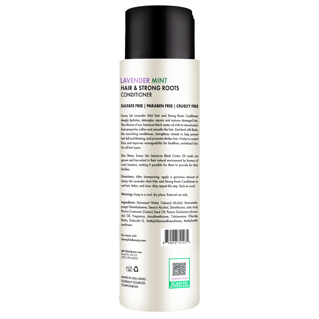 Sunny Isle Lavender Mint Hair and Strong Roots Conditioner 12oz