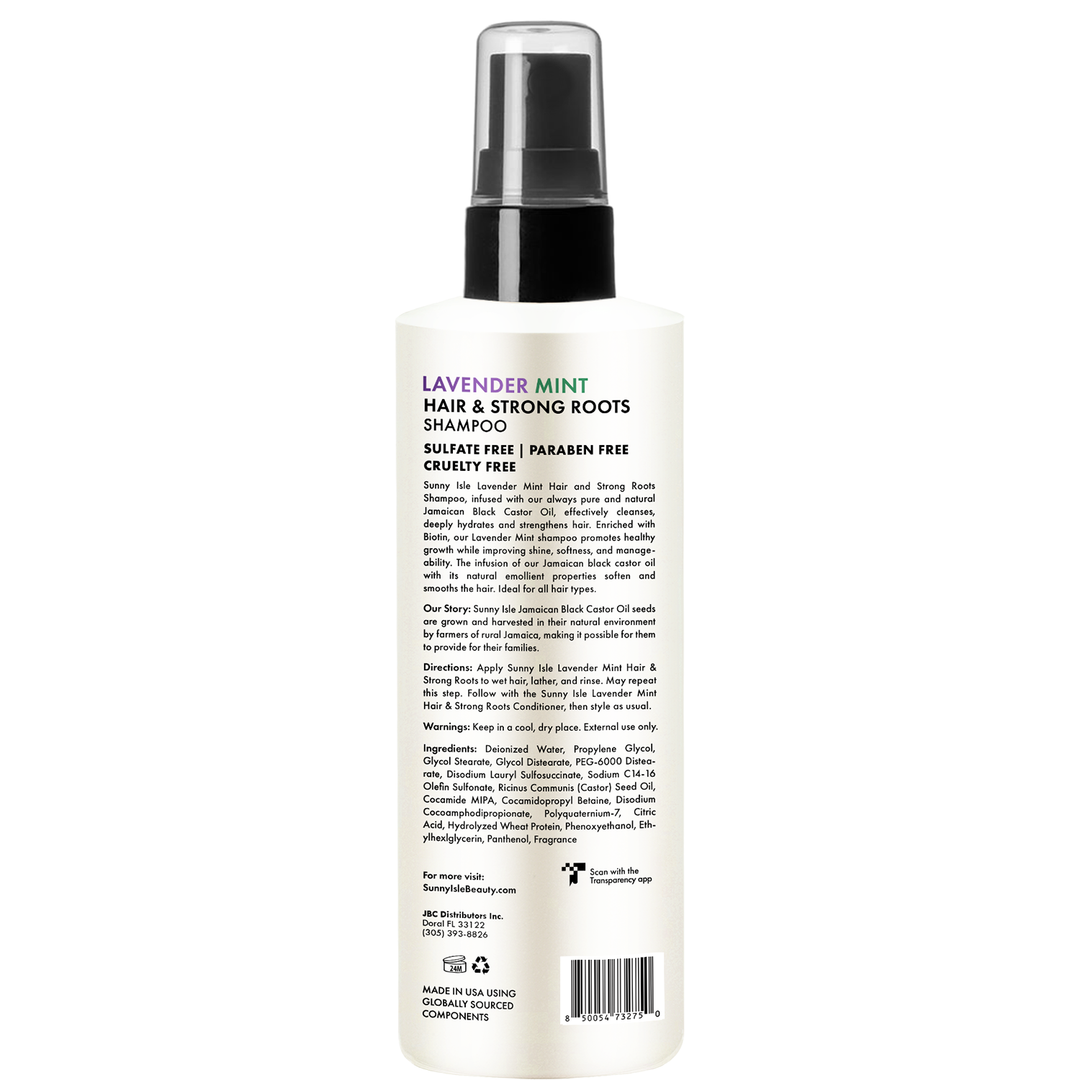 Sunny Isle Lavender Mint Leave-In Detangler Conditioning Treatment 8oz back