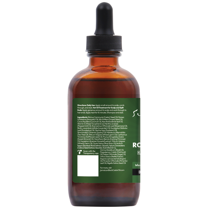 Sunny Isle Rosemary Mint Hair and Strong Roots Oil 4oz left