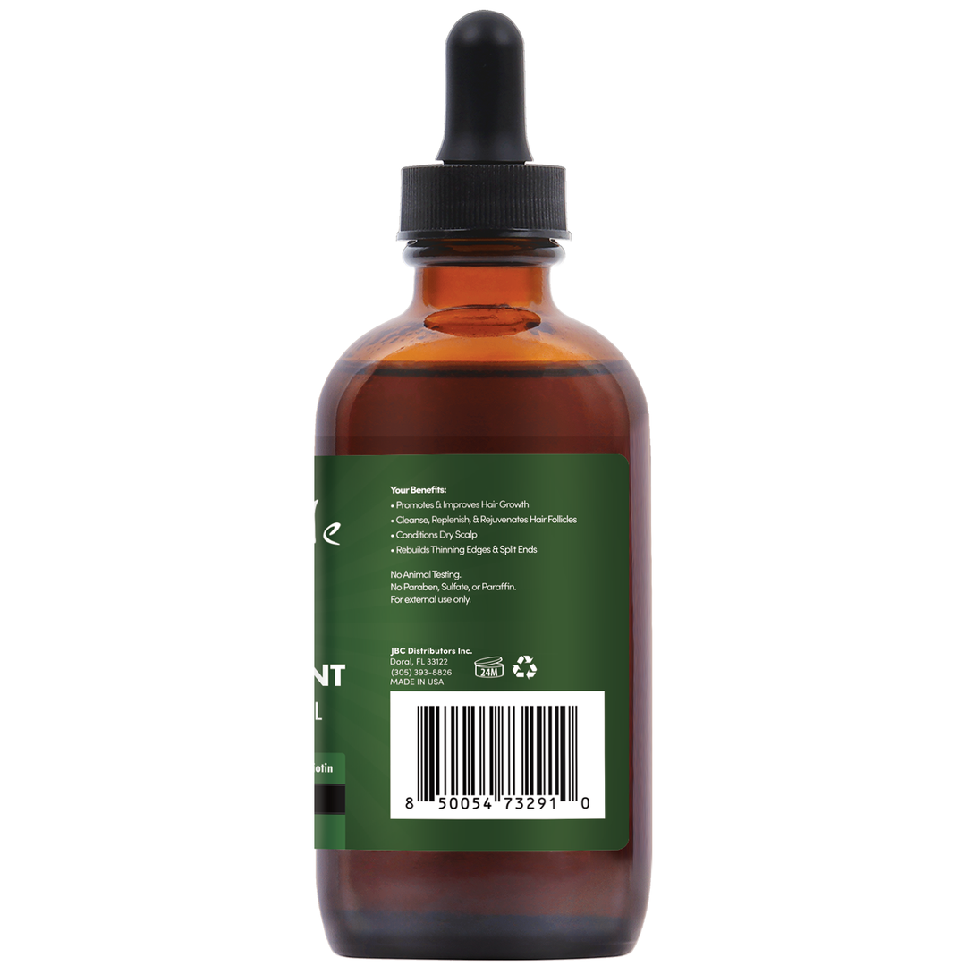 Sunny Isle Rosemary Mint Hair and Strong Roots Oil 4oz right