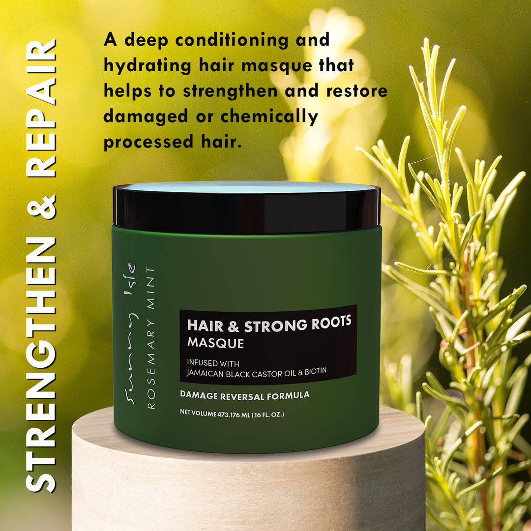 Sunny Isle Rosemary Mint 5-Piece Complete Hair Growth & Strengthening Bundle