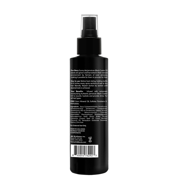 Sunny Isle Shea Coconut Heat Protectant Thermal Spray 6oz back